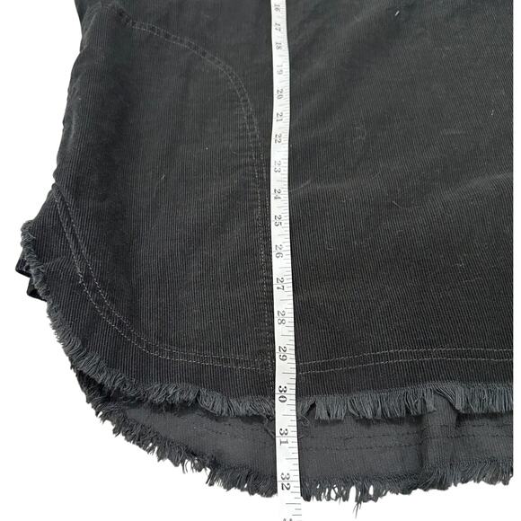 Offline by Aerie Oversized Black Corduroy 1/4 Zip Pullover Shacket Pockets, M - Picture 8 of 12